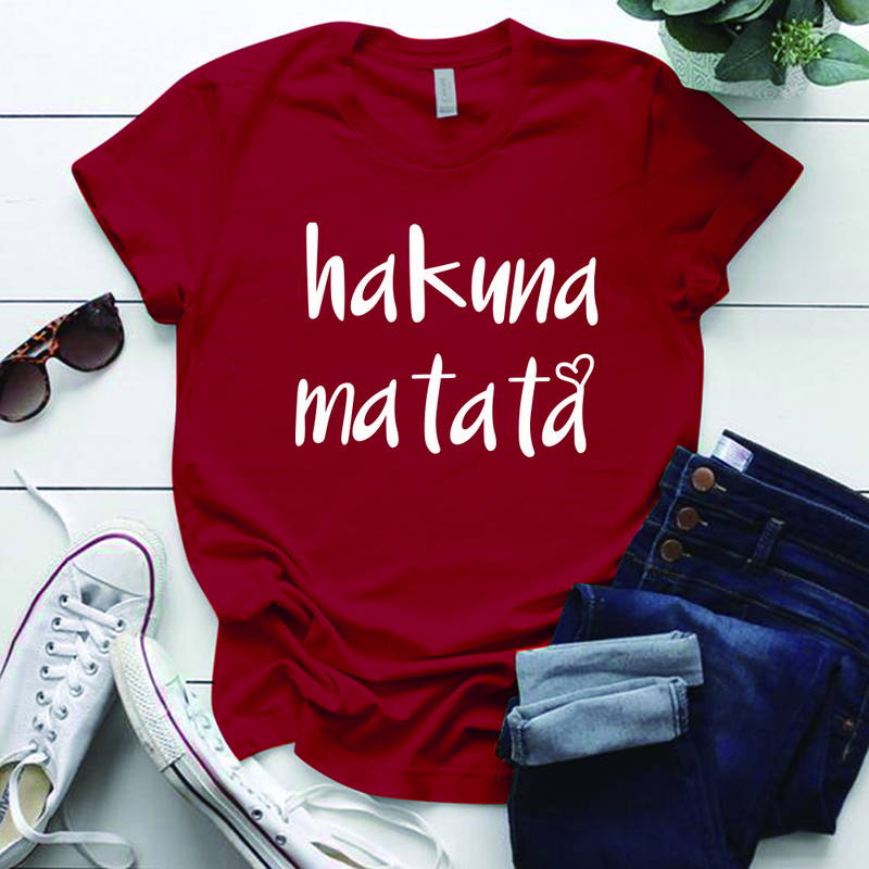 Seeyoushy Hakuna Matata 2023 Summer New Fashion Crewneck γυναικείο μπλουζάκι 90`s Vintage casual γυναικεία κορυφαία ρούχα