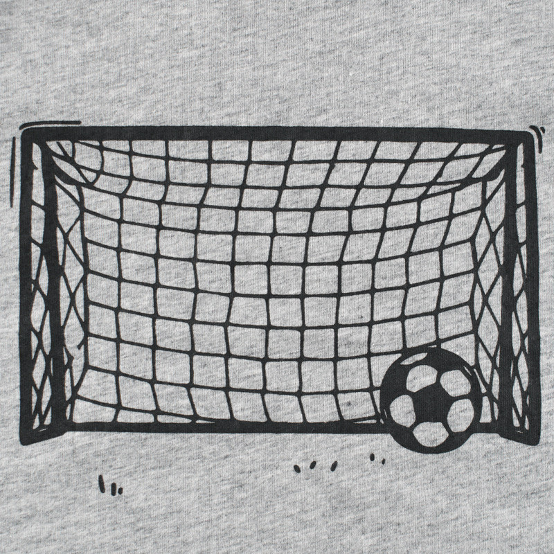 Παιδικό μπλουζάκι αγόρι 1-9T Βρεφικά βρεφικά ρούχα καλοκαιρινά βαμβακερά μπλουζάκια με κοντομάνικο παιδικό μπλουζάκι ποδόσφαιρο στάμπα Φαρδιά στολή