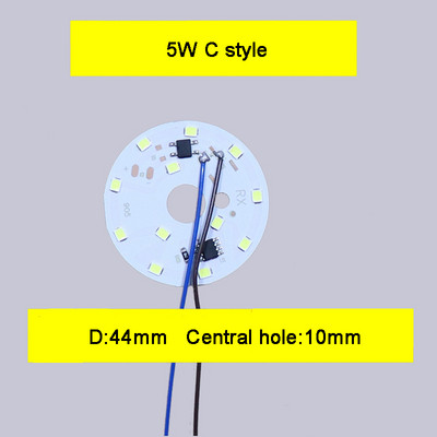 Bemeneti AC 220V illesztőprogram nélküli SMD led Chip 3W 5W 6W 7W 9W 12W 15W 18W fehér alumínium NYÁK alappal