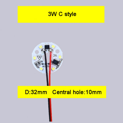 Bemeneti AC 220V illesztőprogram nélküli SMD led Chip 3W 5W 6W 7W 9W 12W 15W 18W fehér alumínium NYÁK alappal