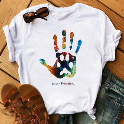 Peace Love Dogs Nyomtatott Női póló Divatos Vintage Grafikus nyomdai póló Vicces póló Harajuku nyári póló Női felsők