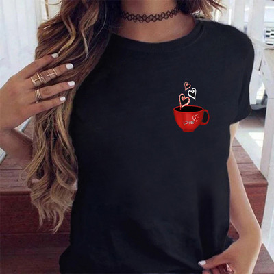 Maycaur Fashion Virágos női póló 90-es évek Lány Nő Harajuku Kawaii póló Grafikus aranyos rajzfilm póló Koreai felső póló női