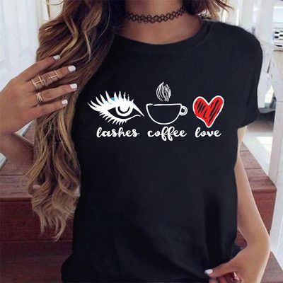 Maycaur Fashion Virágos női póló 90-es évek Lány Nő Harajuku Kawaii póló Grafikus aranyos rajzfilm póló Koreai felső póló női