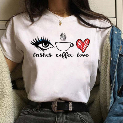 Maycaur Fashion Virágos női póló 90-es évek Lány Nő Harajuku Kawaii póló Grafikus aranyos rajzfilm póló Koreai felső póló női
