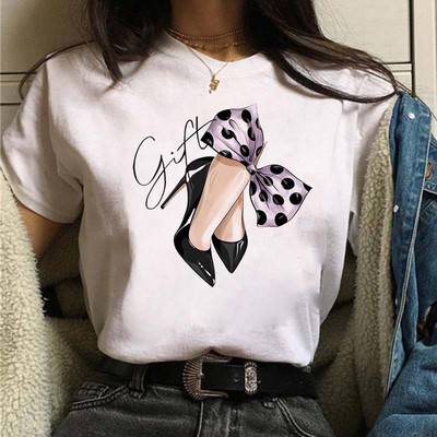 Maycaur Fashion Virágos női póló 90-es évek Lány Nő Harajuku Kawaii póló Grafikus aranyos rajzfilm póló Koreai felső póló női