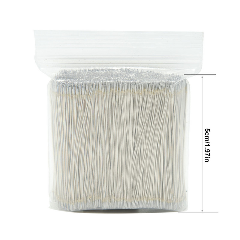 200 tk hõbedase värvi emailitud traat LED neoonvalguse keevitusjuhtme keskmine pistik 12V24V neoonlambi jootmiseks