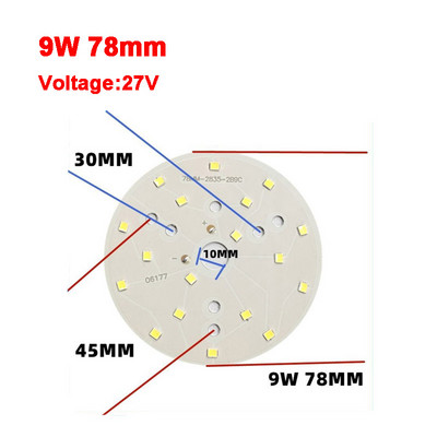 2835 SMD Led Chip 3W - 50W 32mm - 113mm Lámpa Fénytábla Izzó, Kerek Fényforrás