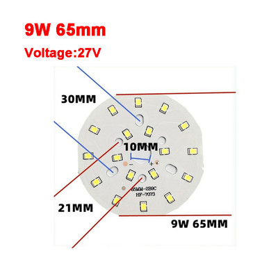 2835 SMD Led Chip 3W - 50W 32mm - 113mm Lámpa Fénytábla Izzó, Kerek Fényforrás