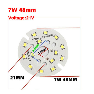 2835 SMD Led Chip 3W - 50W 32mm - 113mm Lámpa Fénytábla Izzó, Kerek Fényforrás