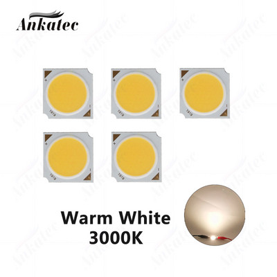 10-35 W-os LED COB chip 260 mA állandó áramú, nagy teljesítményű integrált lámpagyöngyök 3000K 4000K 6000K alsó lámpa reflektorhoz