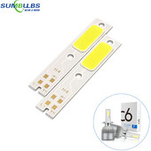 4db COB LED Chip C6 autós fényszóró izzókhoz H1 H3 H4 H7 COB chip fényforrás hideg fehér színű C6 LED lámpa automatikus fényszóró chipek