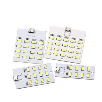 Mirco Usb 5730 LED осветителен панел USB мобилно осветление Аварийно осветление Нощно осветление Бяло 5730 Smd 5V 430ma~470ma Направи си сам настолна лампа