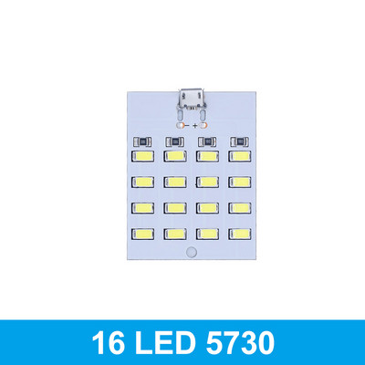 Mirco Usb 5730 LED világító panel USB mobil fény vészvilágítás éjszakai fény fehér 5730 Smd 5V 430ma~470ma barkács asztali lámpa