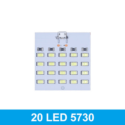 Mirco Usb 5730 LED világító panel USB mobil fény vészvilágítás éjszakai fény fehér 5730 Smd 5V 430ma~470ma barkács asztali lámpa