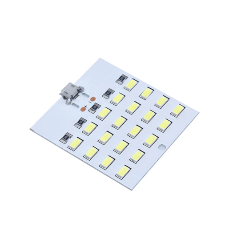 Mirco Usb 5730 Panou de iluminat LED USB Lumină mobilă Lumină de urgență Lumină de noapte Alb 5730 Smd 5V 430ma~470ma Lampă de birou DIY