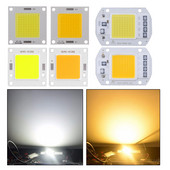 DC 12V 220V COB 50W led chip Integrált chip 40x40mm négyzet alakú fénypanel Lámpapanel izzókhoz led spotlámpához Led izzók