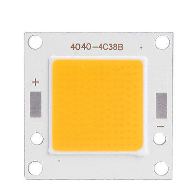DC 12V 220V COB 50W led chip Integrált chip 40x40mm négyzet alakú fénypanel Lámpapanel izzókhoz led spotlámpához Led izzók