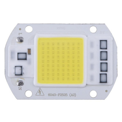 DC 12V 220V COB 50W led chip Integrált chip 40x40mm négyzet alakú fénypanel Lámpapanel izzókhoz led spotlámpához Led izzók