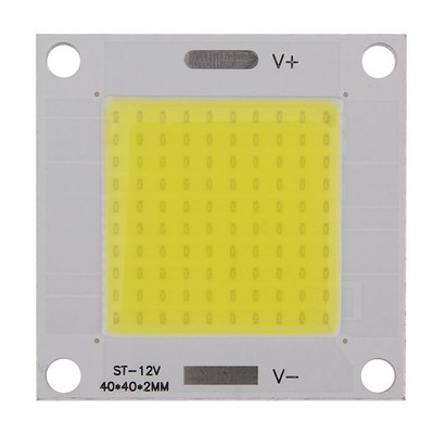 DC 12V 220V COB 50W led chip Integrált chip 40x40mm négyzet alakú fénypanel Lámpapanel izzókhoz led spotlámpához Led izzók