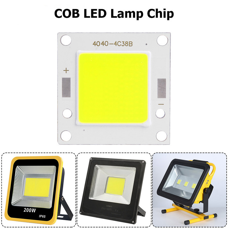 DC 12V 220V COB 50W led чип Интегриран чип 40x40mm квадратен светлинен панел Панел на лампата за електрически крушки led за прожектор Led крушки