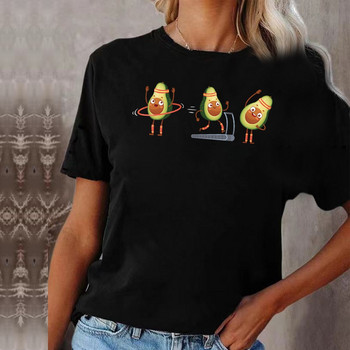 2022 Fashion Trend Printing Avocado Γυναικεία μπλουζάκια Casual O-Neck Καλοκαιρινή πώληση κοντομάνικο T-shirt Άνετα μαλακά μπλουζάκια δρόμου