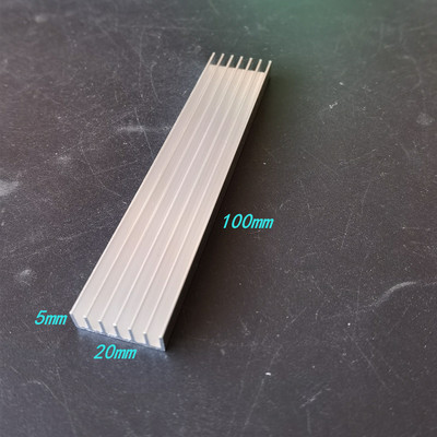 1W 3W 5W Watt 100MM/150MM/300MM Nagy teljesítményű alumínium LED hűtőborda hűtő F Növényi lámpa barkácsolás