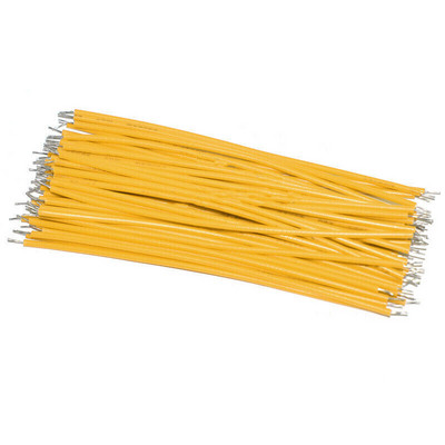 100 бр./партида 26AWG калайдисана макетна платка PCB спояващ кабел 5/10/15/20CM джъмперна тел Тенекиен проводник Направи си сам Конектор за електронни проводници