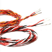 5 метра 16 фута 26awg 22AWG 30/60 Core 3P Twist Servo Extension кабел JR Futaba Twisted Wire Lead за RC аксесоари за самолети