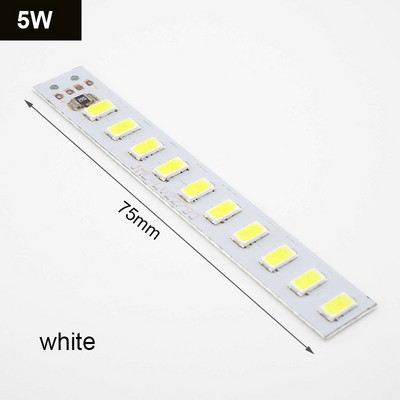 DC 5V LED 5730 SMD Chip 5W 6W 10W felületi éjszakai fénygyöngyök egyszínű fénytábla barkácslámpához fehér meleg fehér