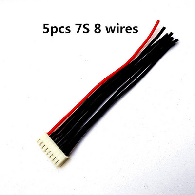 5 бр./Партида Добро качество 2s 3s 4s 5s 6s LiPo батерии Баланс зарядно Щепсел Линия/проводник/Конектор 22AWG 100 mm JST-XH Балансиращ кабел