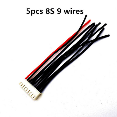 5 бр./Партида Добро качество 2s 3s 4s 5s 6s LiPo батерии Баланс зарядно Щепсел Линия/проводник/Конектор 22AWG 100 mm JST-XH Балансиращ кабел
