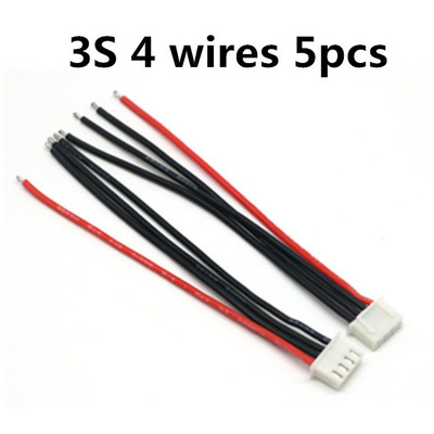 5 бр./Партида Добро качество 2s 3s 4s 5s 6s LiPo батерии Баланс зарядно Щепсел Линия/проводник/Конектор 22AWG 100 mm JST-XH Балансиращ кабел