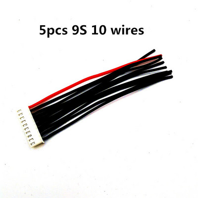 5 бр./Партида Добро качество 2s 3s 4s 5s 6s LiPo батерии Баланс зарядно Щепсел Линия/проводник/Конектор 22AWG 100 mm JST-XH Балансиращ кабел