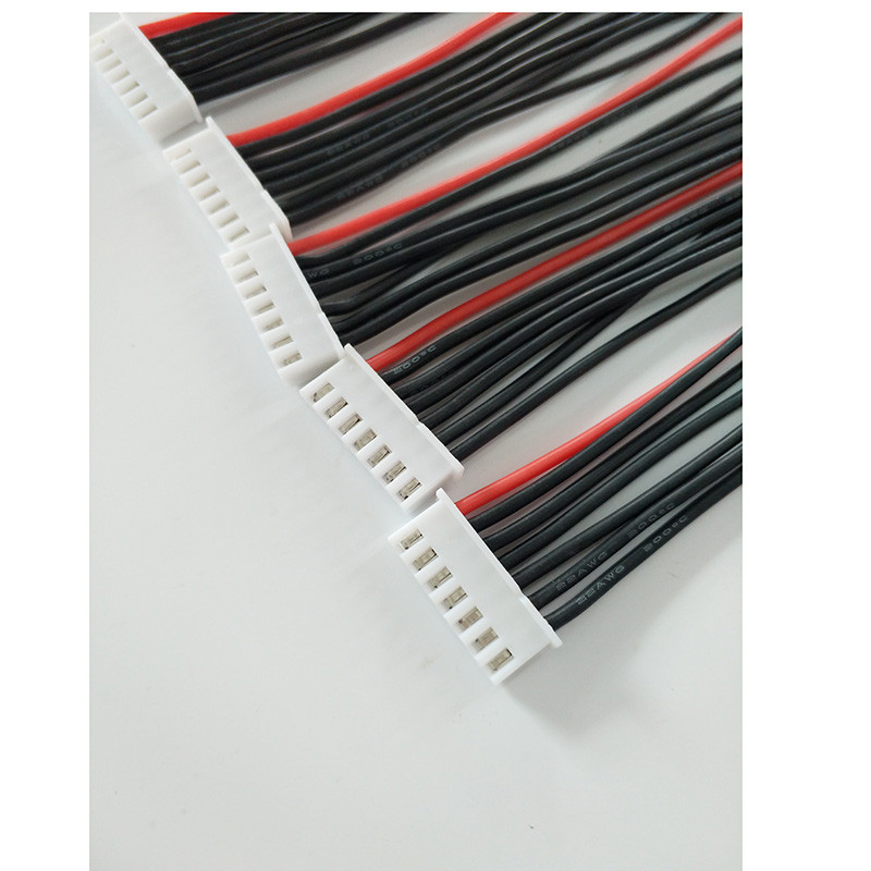 5 tükki/partii hea kvaliteet 2s 3s 4s 5s 6s LiPo aku tasakaalulaadija pistik/juhe/pistik 22AWG 100mm JST-XH tasakaalustuskaabel