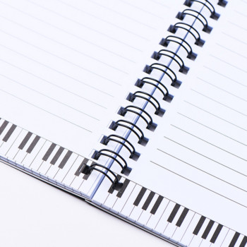Τετράδιο μουσικής Coil Note Book Β6 Γραφική ύλη Βιβλία ασκήσεων Keyboard Planners Δώρο Βιβλίο εργασίας για πιάνο Ημερολόγιο Γραφείο συγγραφής