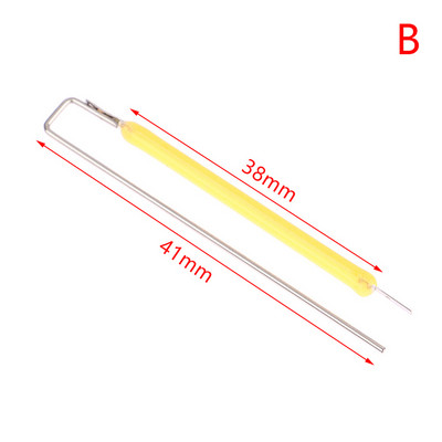 10 DB 3V 38 mm-es Led izzós izzólámpa alkatrészek Kerámia ponthegesztő izzószálas huzal lámpa izzószálas led dióda részleges izzóforgács új