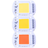 50 W LED-ek reflektorok COB chip 220 V bemenet integrált intelligens IC meghajtó reflektorok gyöngyök COB chip fény