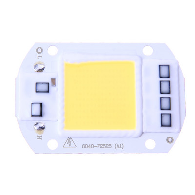 50 W LED-ek reflektorok COB chip 220 V bemenet integrált intelligens IC meghajtó reflektorok gyöngyök COB chip fény