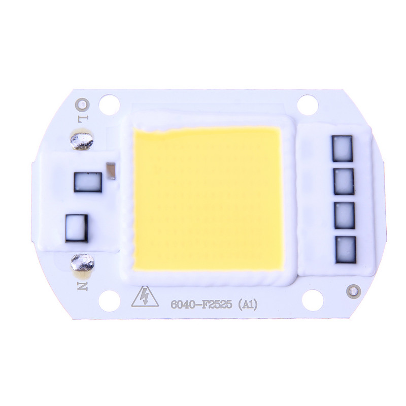 50W LED Floodlights COB Chip 220V Είσοδος Ενσωματωμένο Smart IC Driver Floodlights Beads COB Chip Light