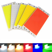 12-14V 20W COB LED-es fénytábla panelszalag barkácsautó lámpák alkatrészek tartozékok fehér piros kék zöld meleg természet fehér
