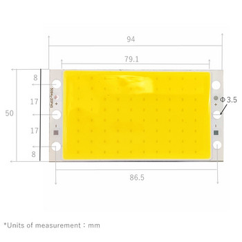 12-14V 20W COB LED осветително табло Панелна лента Направи си сам Автомобилни лампи Резервни части Аксесоари Бяло Червено Синьо Зелено Топло Природно Бяло