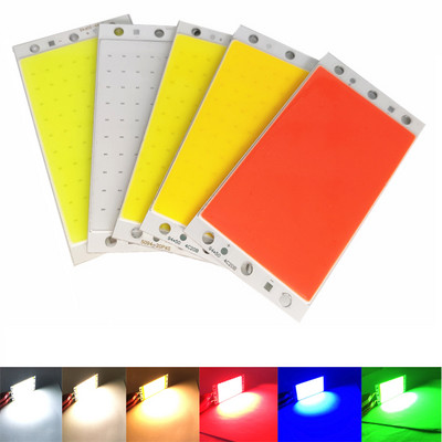 12-14V 20W COB LED rasvjetna ploča Panel Strip DIY Auto svjetiljke Rezervni dijelovi Dodaci Bijela Crvena Plava Zelena Topla Prirodna Bijela