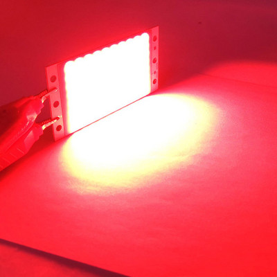 12-14V 20W COB LED-es fénytábla panelszalag barkácsautó lámpák alkatrészek tartozékok fehér piros kék zöld meleg természet fehér