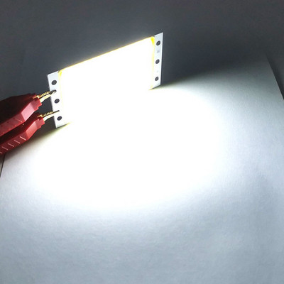 12-14V 20W COB LED-es fénytábla panelszalag barkácsautó lámpák alkatrészek tartozékok fehér piros kék zöld meleg természet fehér