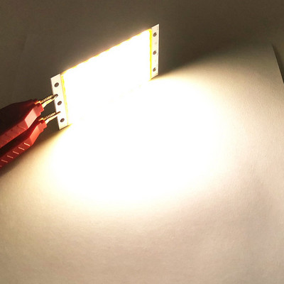 12-14V 20W COB LED-es fénytábla panelszalag barkácsautó lámpák alkatrészek tartozékok fehér piros kék zöld meleg természet fehér