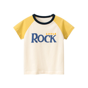 2023 Νέο παιδικό μπλουζάκι καλοκαιρινής εκτύπωσης με κινούμενα μπλουζάκια για αγόρια, κορίτσια, παιδικά ρούχα κοντομάνικο βρεφικό μπλουζάκι από βαμβακερό μπλουζάκι