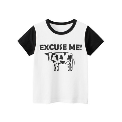 2023. gada jauns bērnu T-krekls, vasaras karikatūras tops ar apdruku zēniem, meitenēm, bērniem, drēbēm, īsām piedurknēm, mazuļiem, mazuļiem, kokvilnas trikotāžas apakškrekls