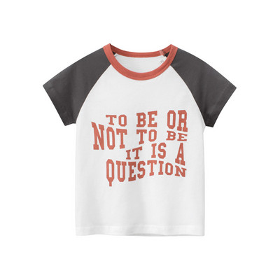 2023. gada jauns bērnu T-krekls, vasaras karikatūras tops ar apdruku zēniem, meitenēm, bērniem, drēbēm, īsām piedurknēm, mazuļiem, mazuļiem, kokvilnas trikotāžas apakškrekls