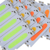 10db fém 10x 60*15mm 2w-os COB LED négyzetcsíkos lámpagyöngy csip DIY DC 12V