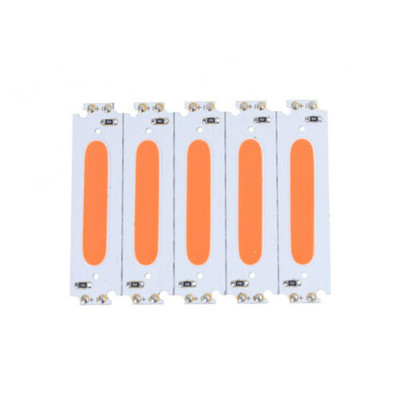 10db fém 10x 60*15mm 2w-os COB LED négyzetcsíkos lámpagyöngy csip DIY DC 12V